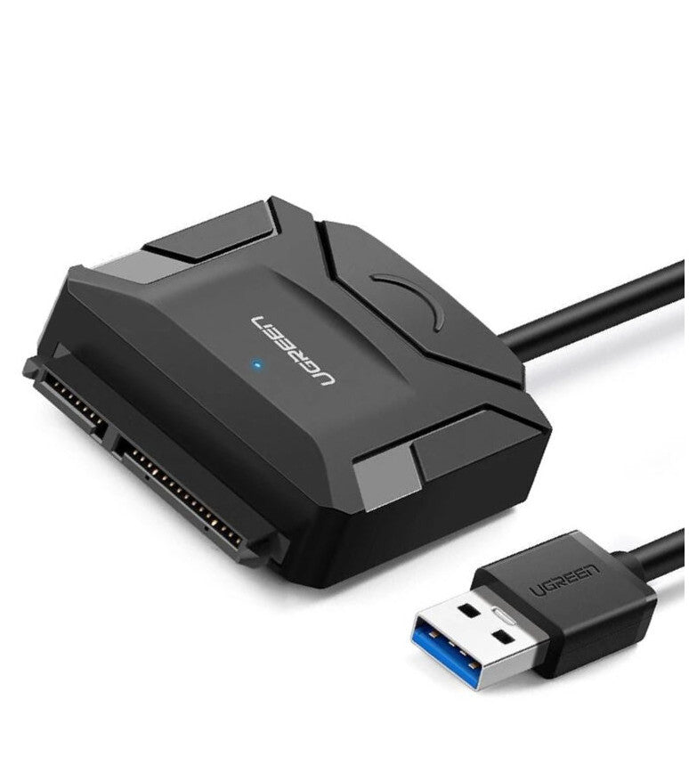 Ugreen 20611 changeur de genre de câble USB 3.0 SATA III Noir