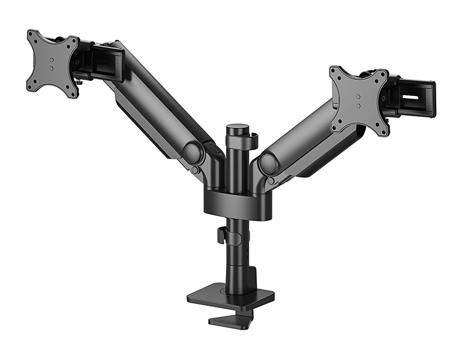 Neomounts DS65S-950BL2 Support d'écran à fixer 24-34" - ressort à gaz - Topfix - multiréglable - arrêt 180°