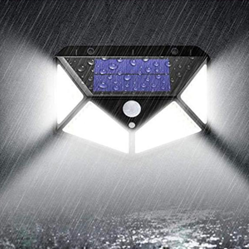 LAMPA SOLARNA Z CZUJNIKIEM RUCH I ZMIERZCHU 100LED