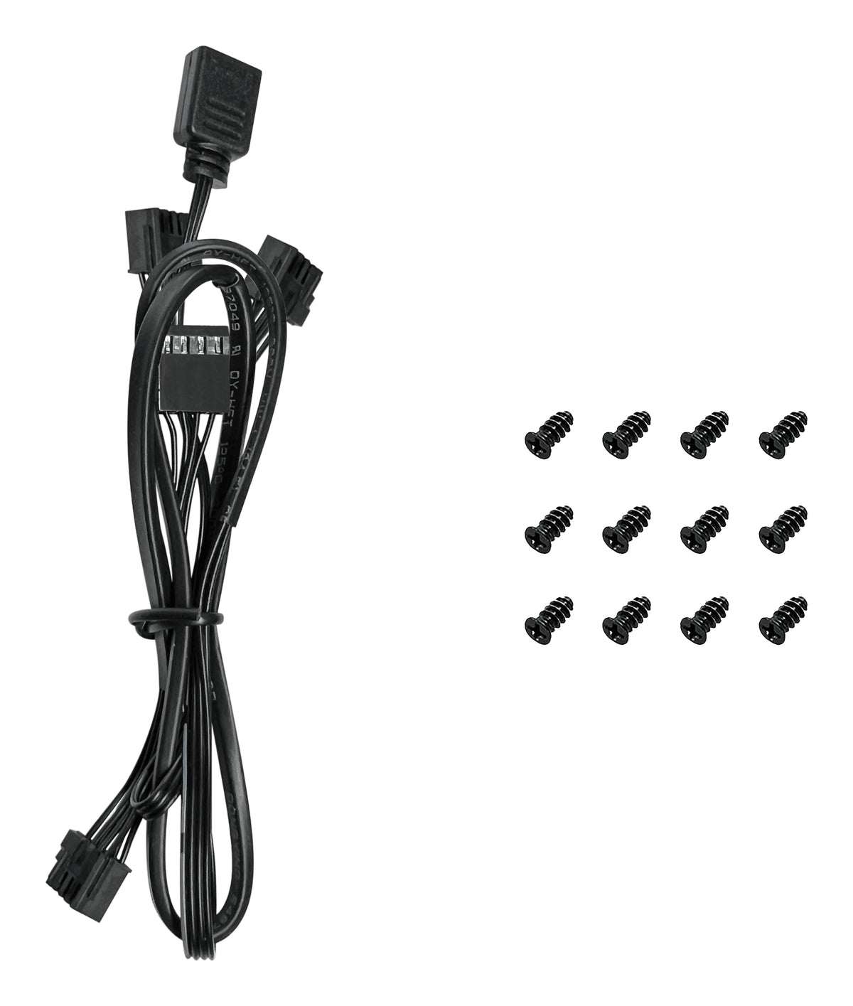 Deepcool FL12 Kit Ventilateur de Boîtier 120 mm, Noir, 1 Pack
