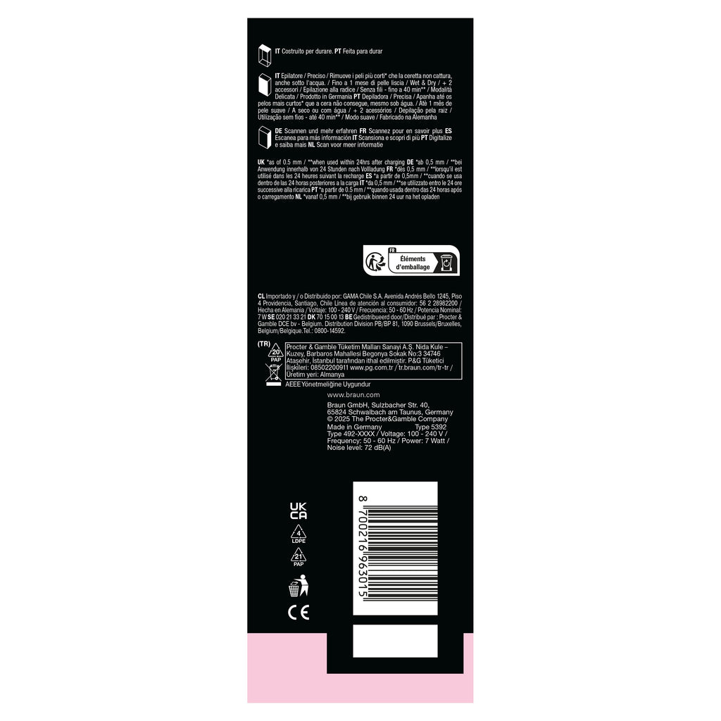 Braun Silk-epil 5 SE 5-011 28 pince(s) Blanc
