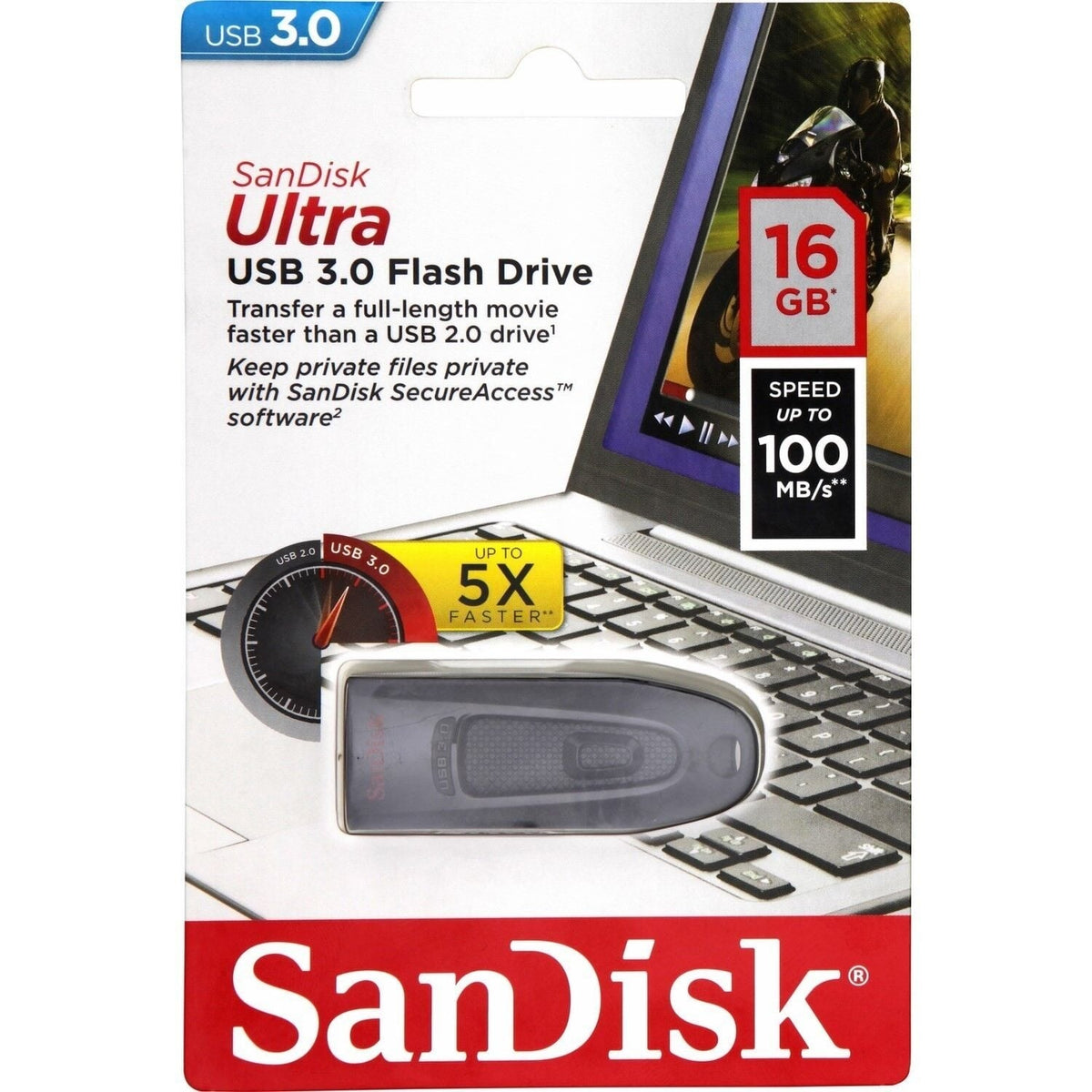 Sandisk Clé USB 3.0 Ultra 16 Go