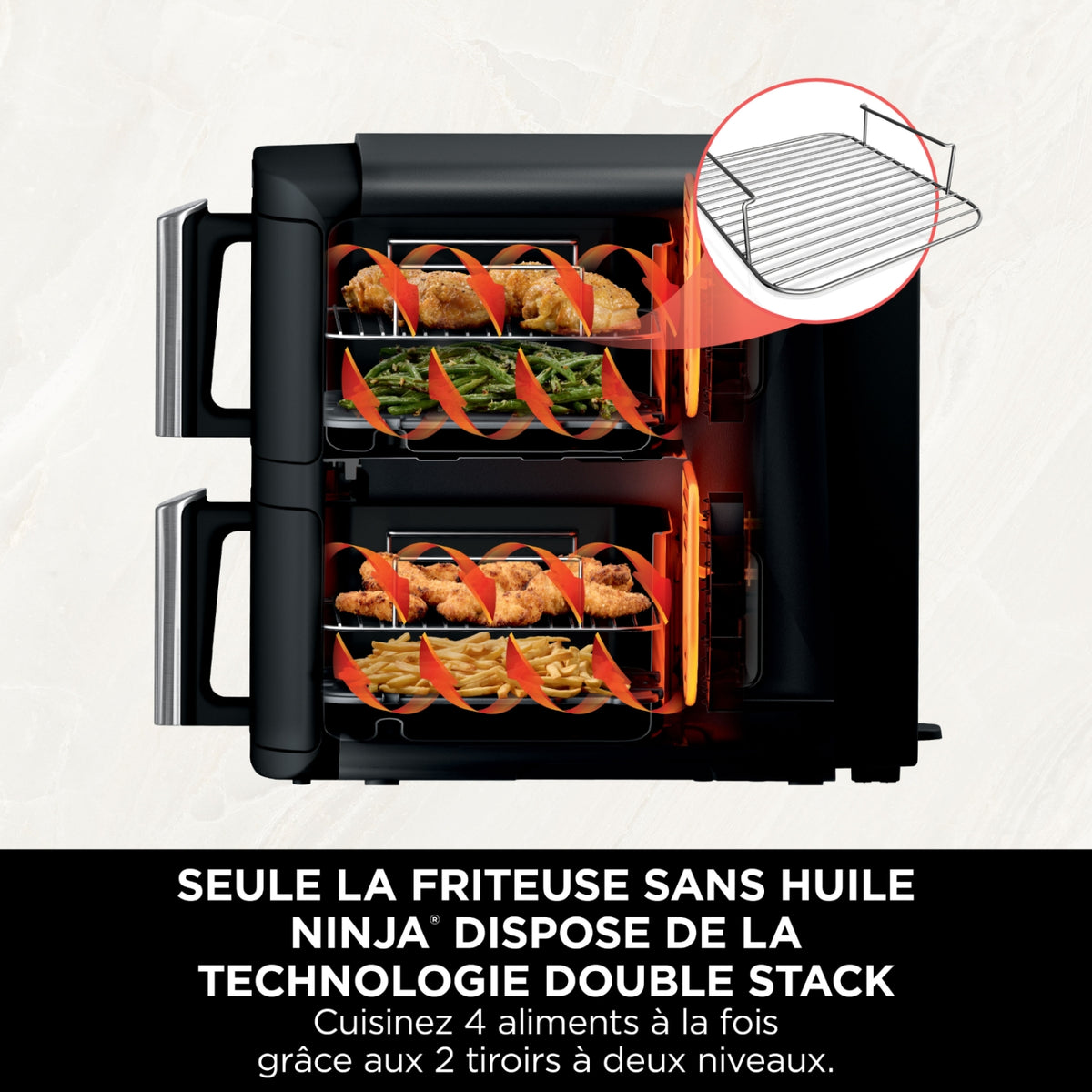 Ninja Friteuse sans huile Airfryer 7,5 L SL300EU