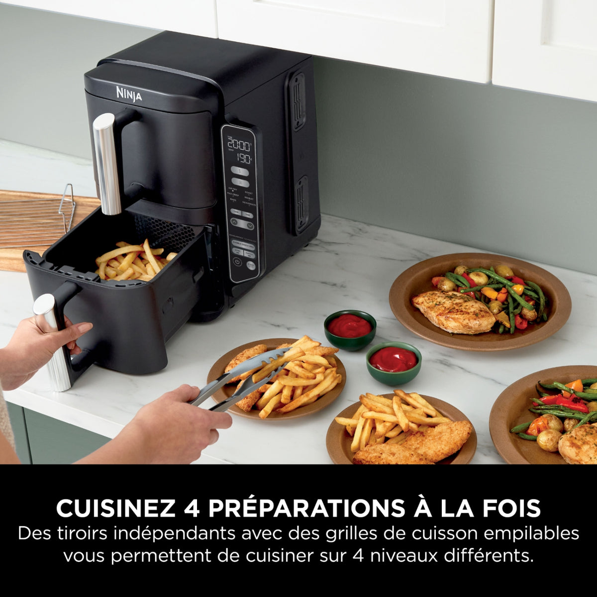 Ninja Friteuse sans huile Airfryer 7,5 L SL300EU