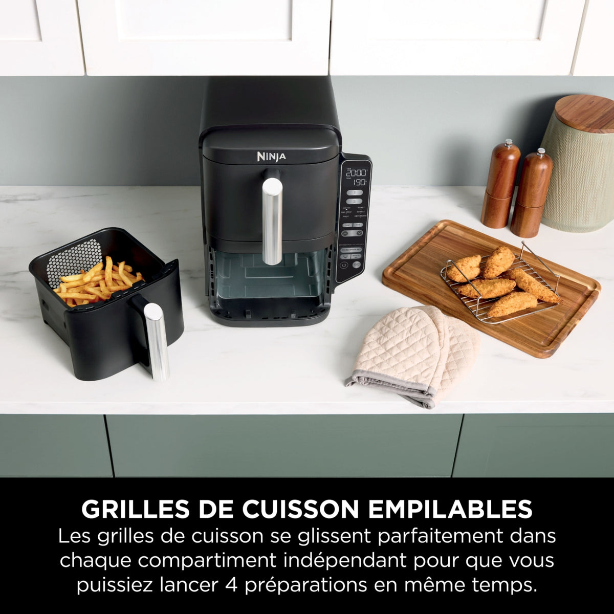 Ninja Friteuse sans huile Airfryer 7,5 L SL300EU