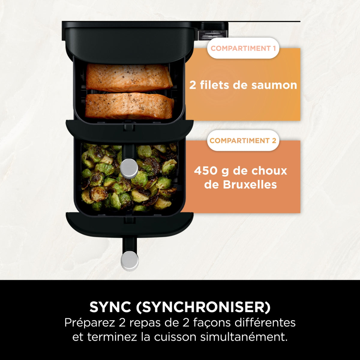 Ninja Friteuse sans huile Airfryer 7,5 L SL300EU