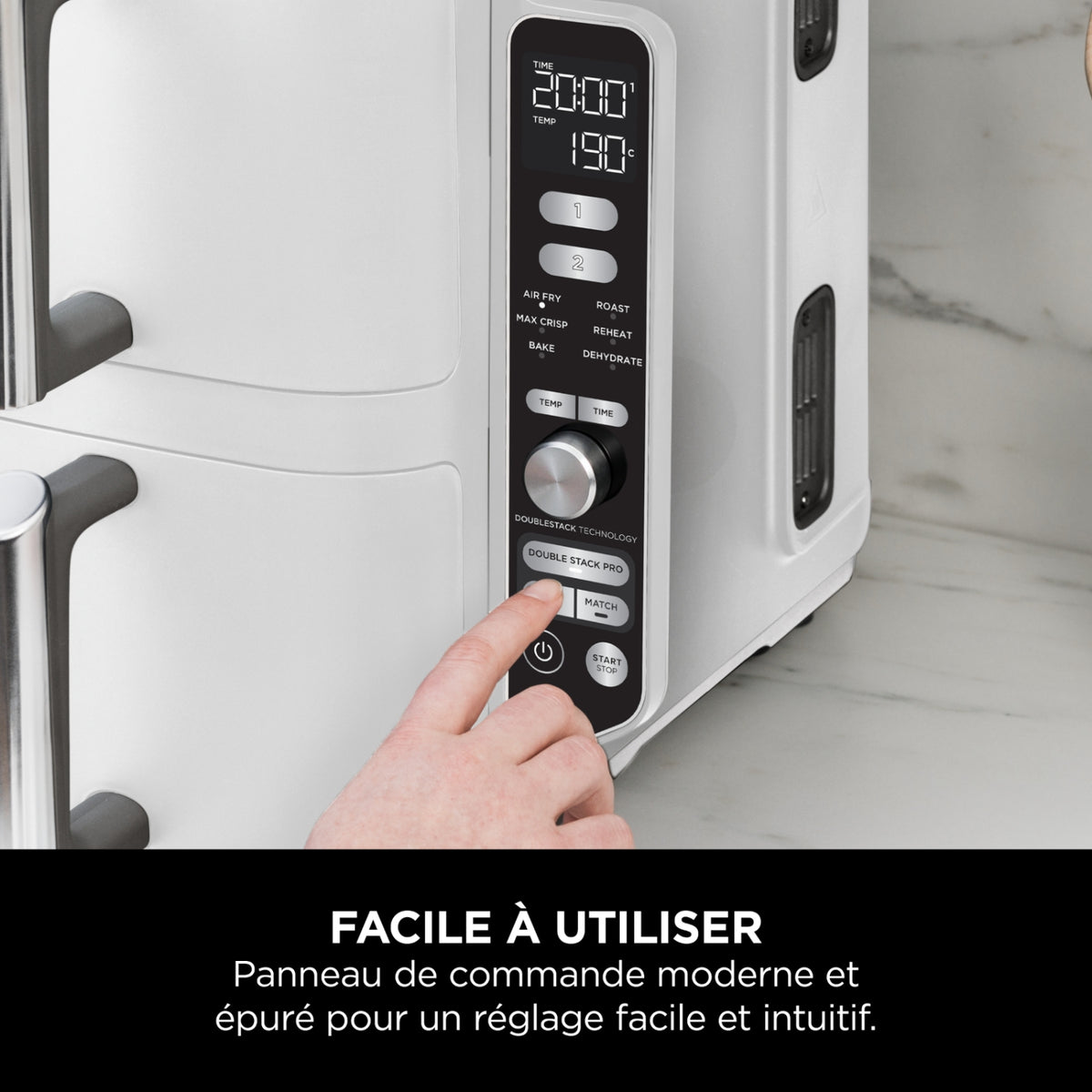 Ninja Friteuse sans huile Airfryer 9,5 L SL400EUWH