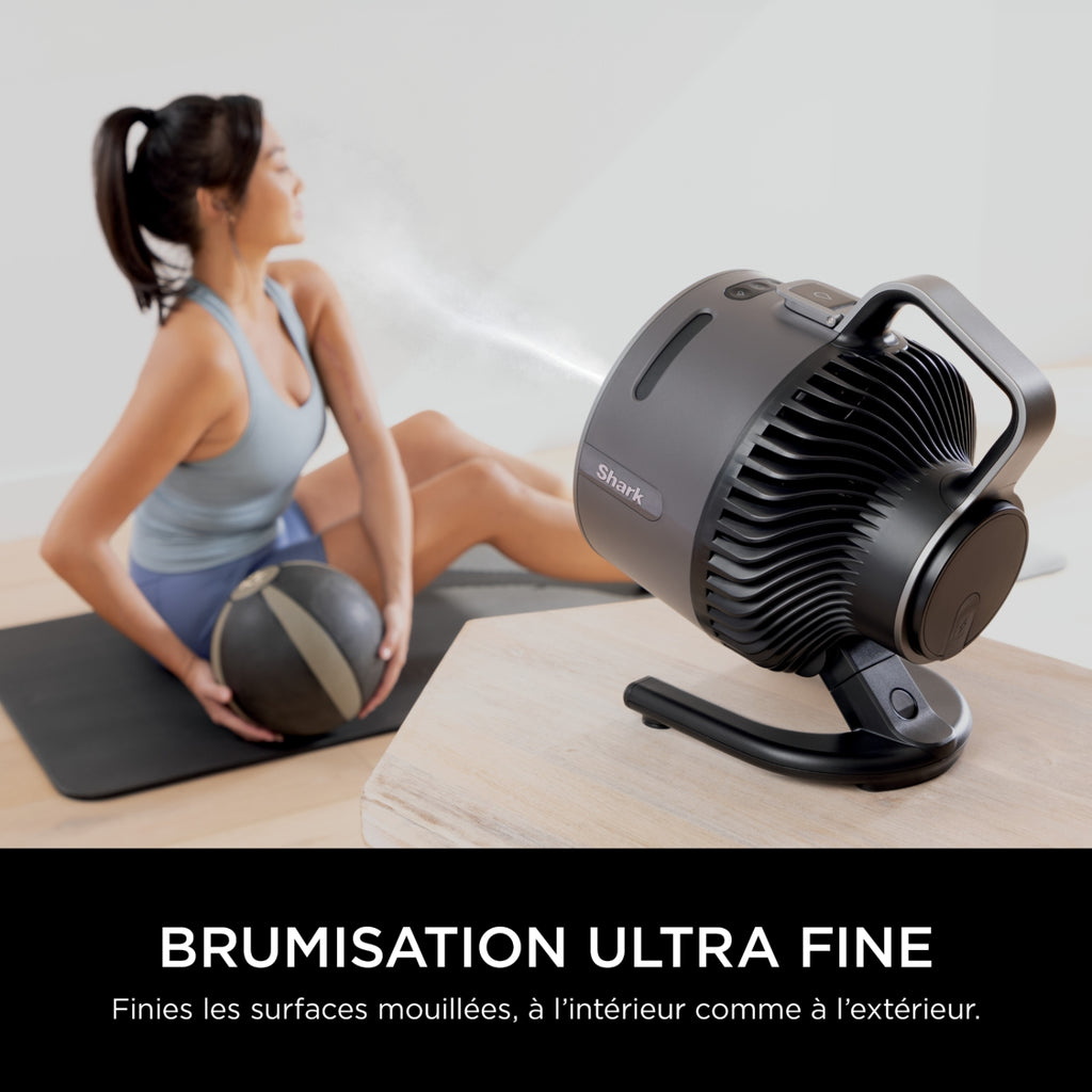 Shark Ventilateur brumisateur FlexBreeze HydroGo FA050EU