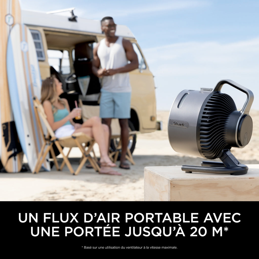 Shark Ventilateur brumisateur FlexBreeze HydroGo FA050EU
