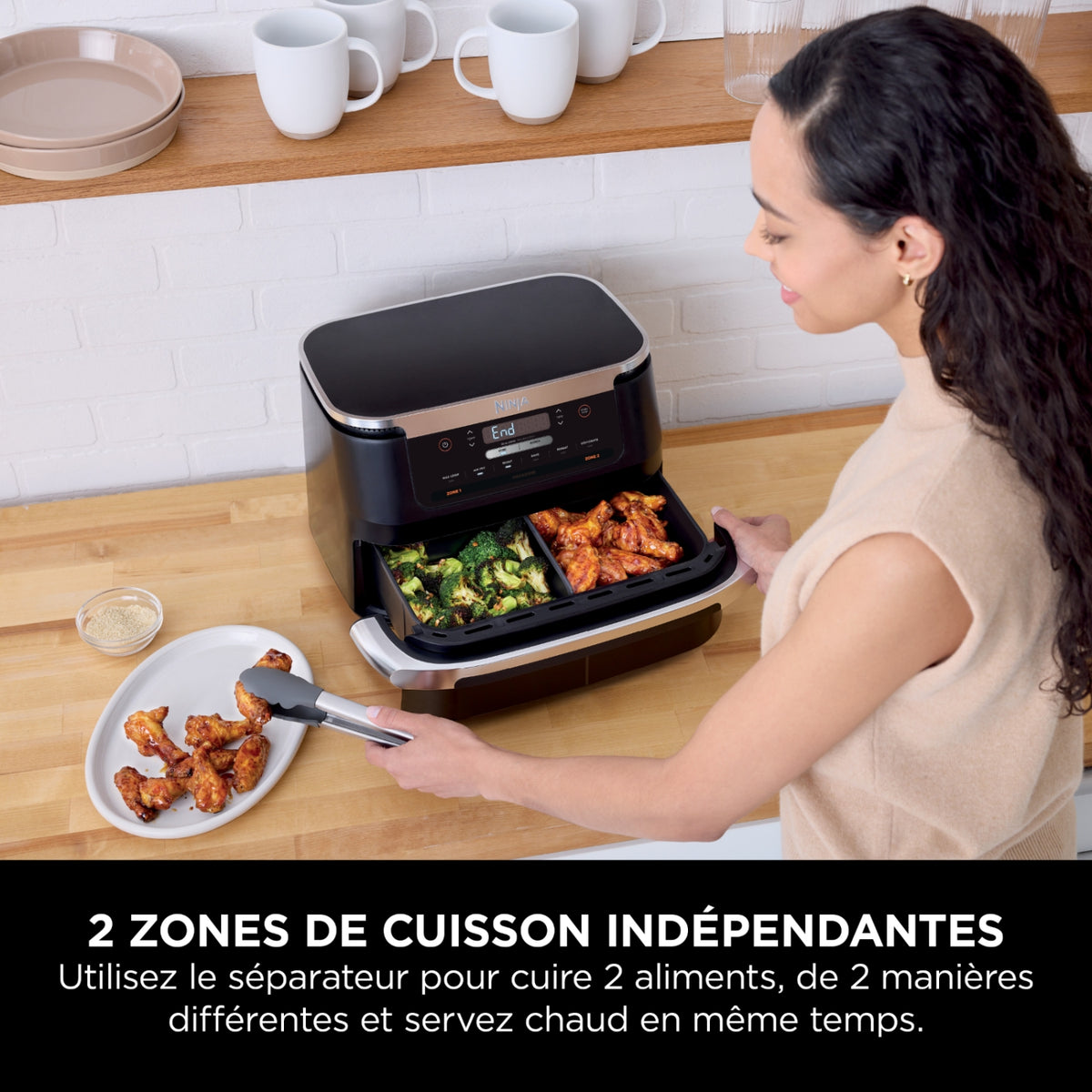 Ninja Friteuse sans huile Airfryer 6,6 L AF550EU