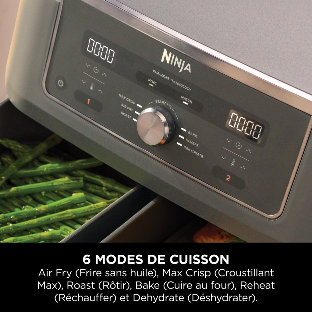 Ninja Friteuse sans huile Airfryer Foodi Max DualZone 9,5L DZ400EU