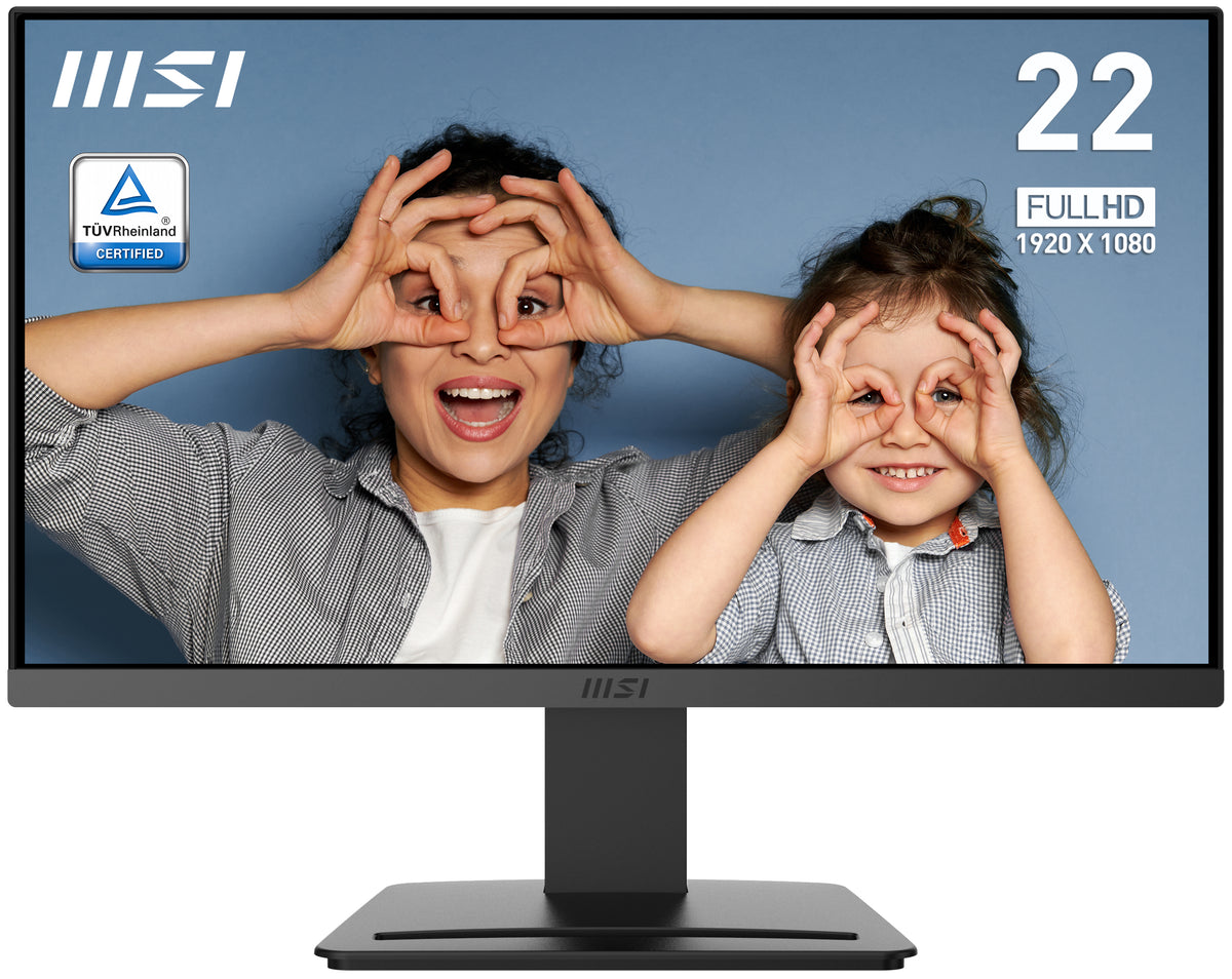 MSI PRO MP223 E2 écran plat de PC 54,5 cm (21.4") 1920 x 1080 pixels Full HD LED Noir