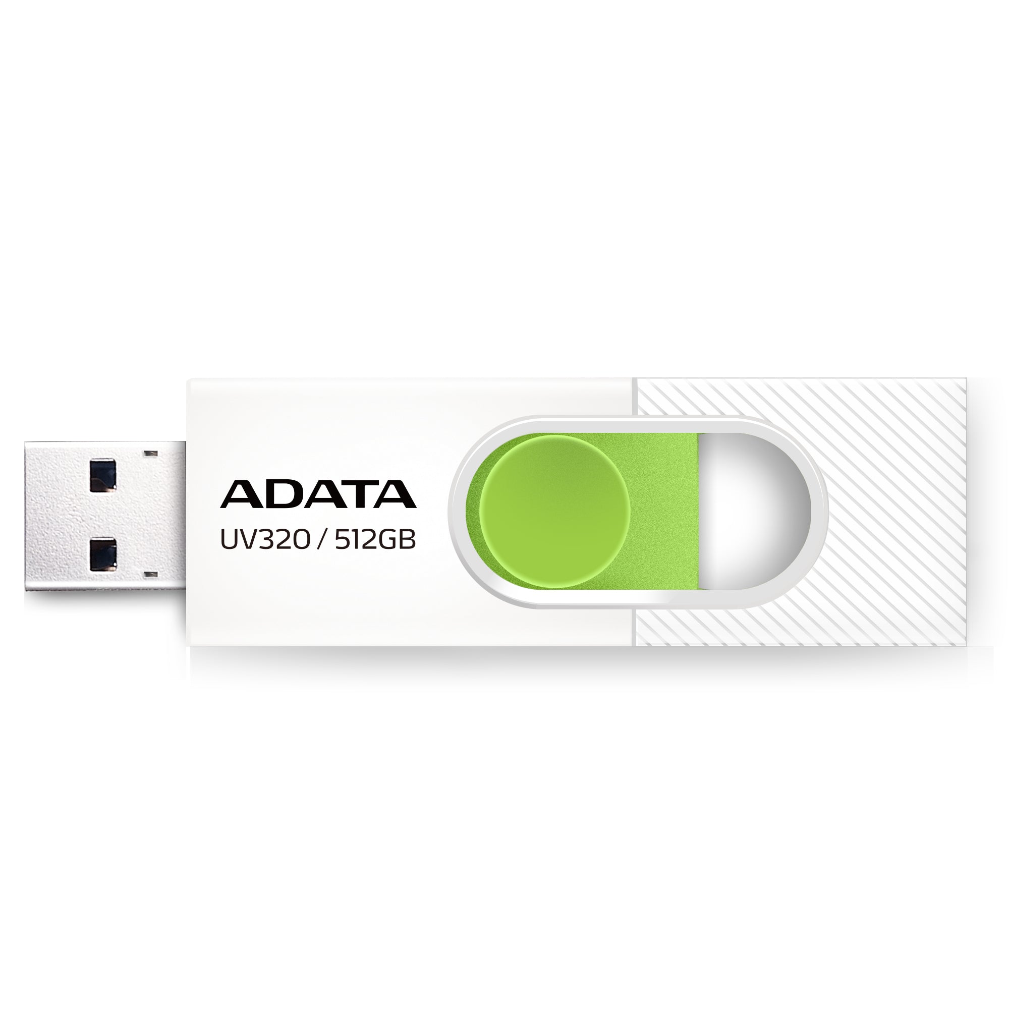 ADATA UV320 lecteur USB flash 512 Go USB Type-A 3.2 Gen 1 (3.1 Gen 1) Vert, Blanc