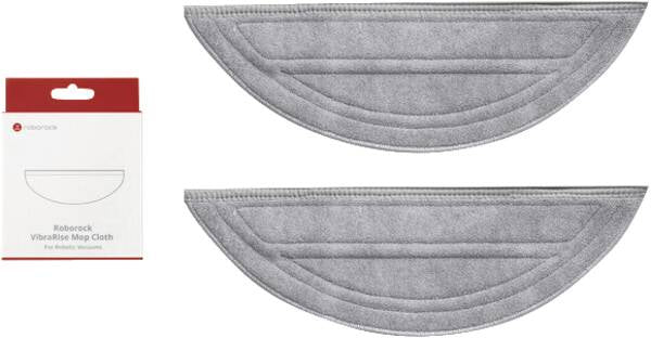 Housse pour Balai à Franges Compatible Roborock 8.02.0396, Gris, Lot de 2