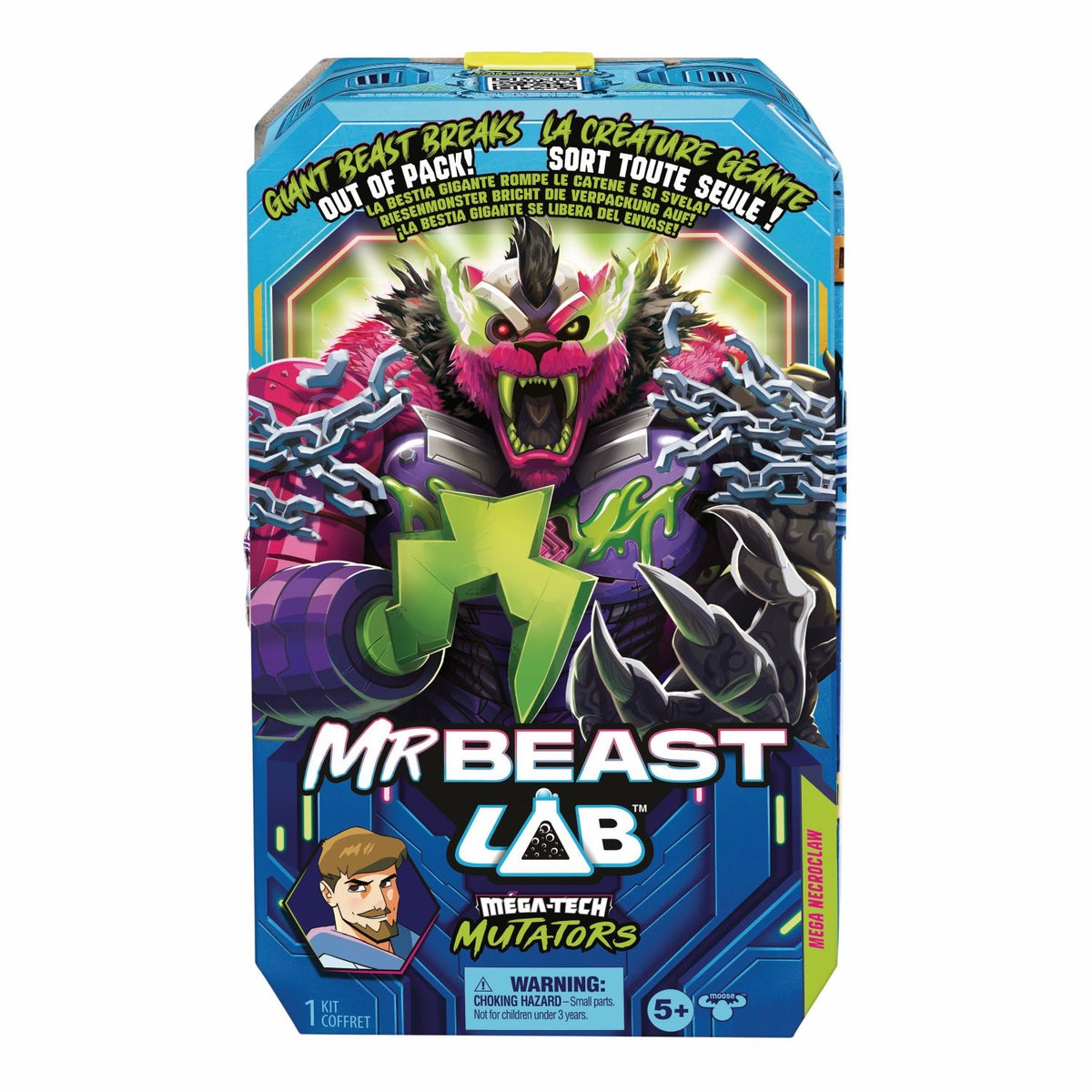 MR Beast Lab Figurine Mega-Tech Mutators Mega Necroclaw
