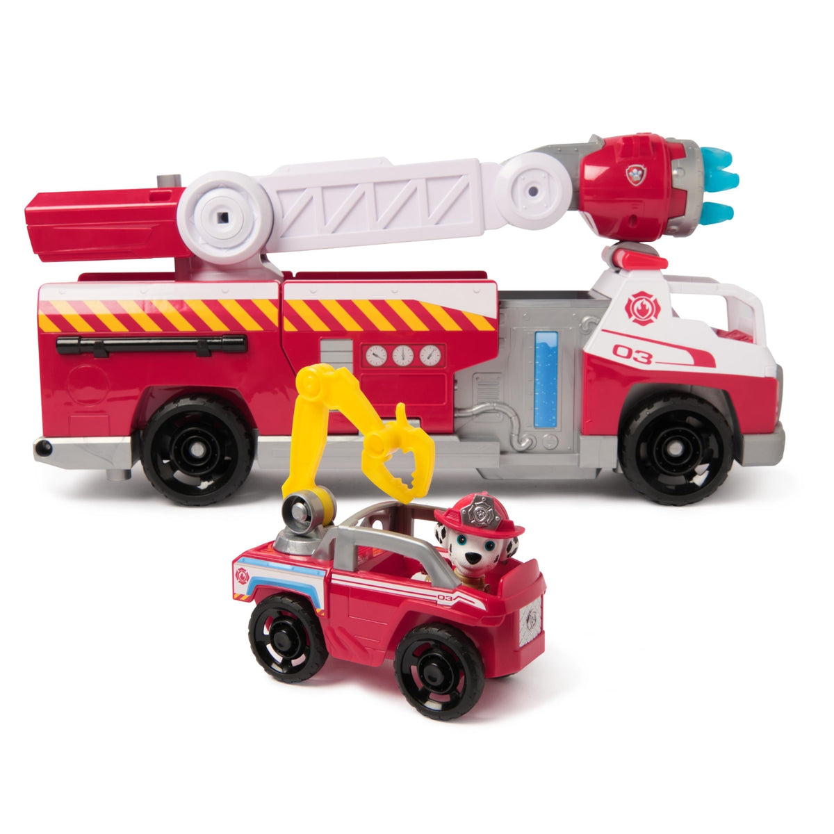 Spinmaster Camion de pompiers à rechargement rapide Pat'Patrouille