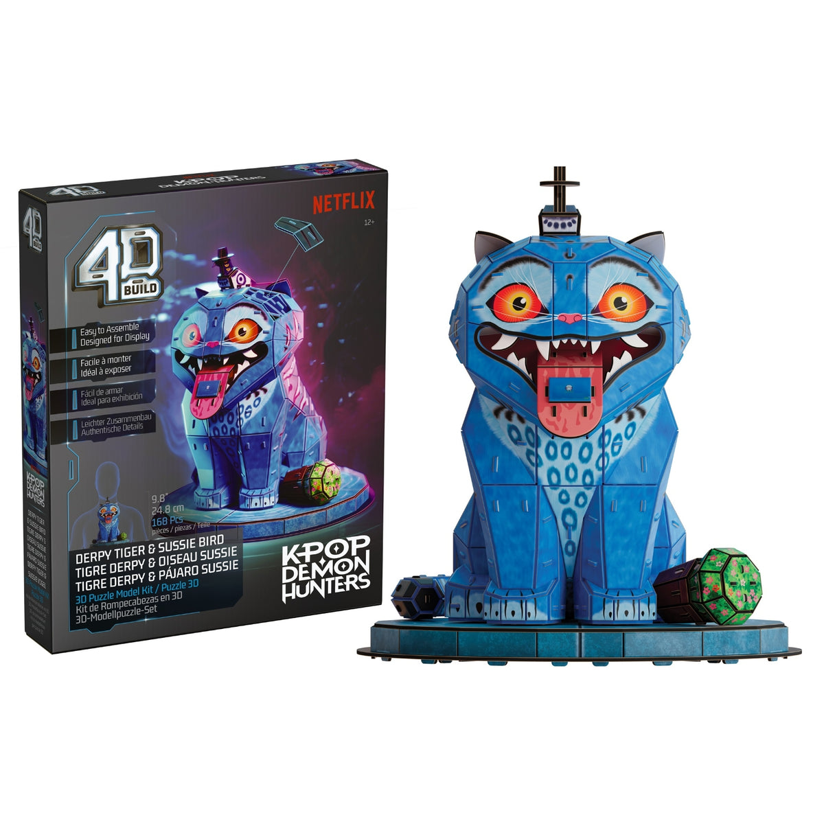 Puzzle 3D Tigre Derpy & Oiseau Sussie Kpop Demon Hunters