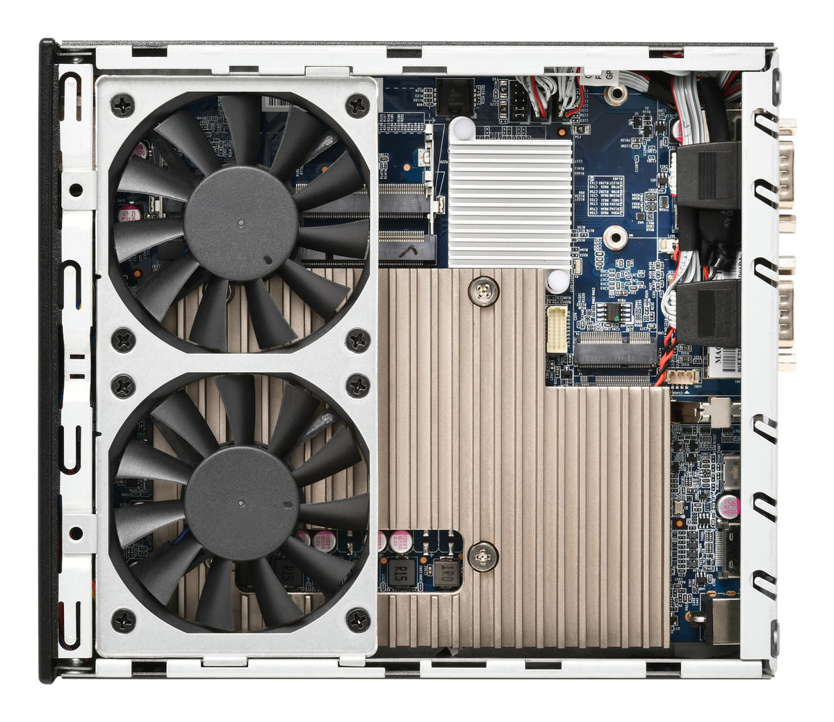 Slim PC Barebone DH810 S1851, HDMI 2.1, DP, USB-C, 2x M.2, Dual LAN 1G/2.5G, VESA