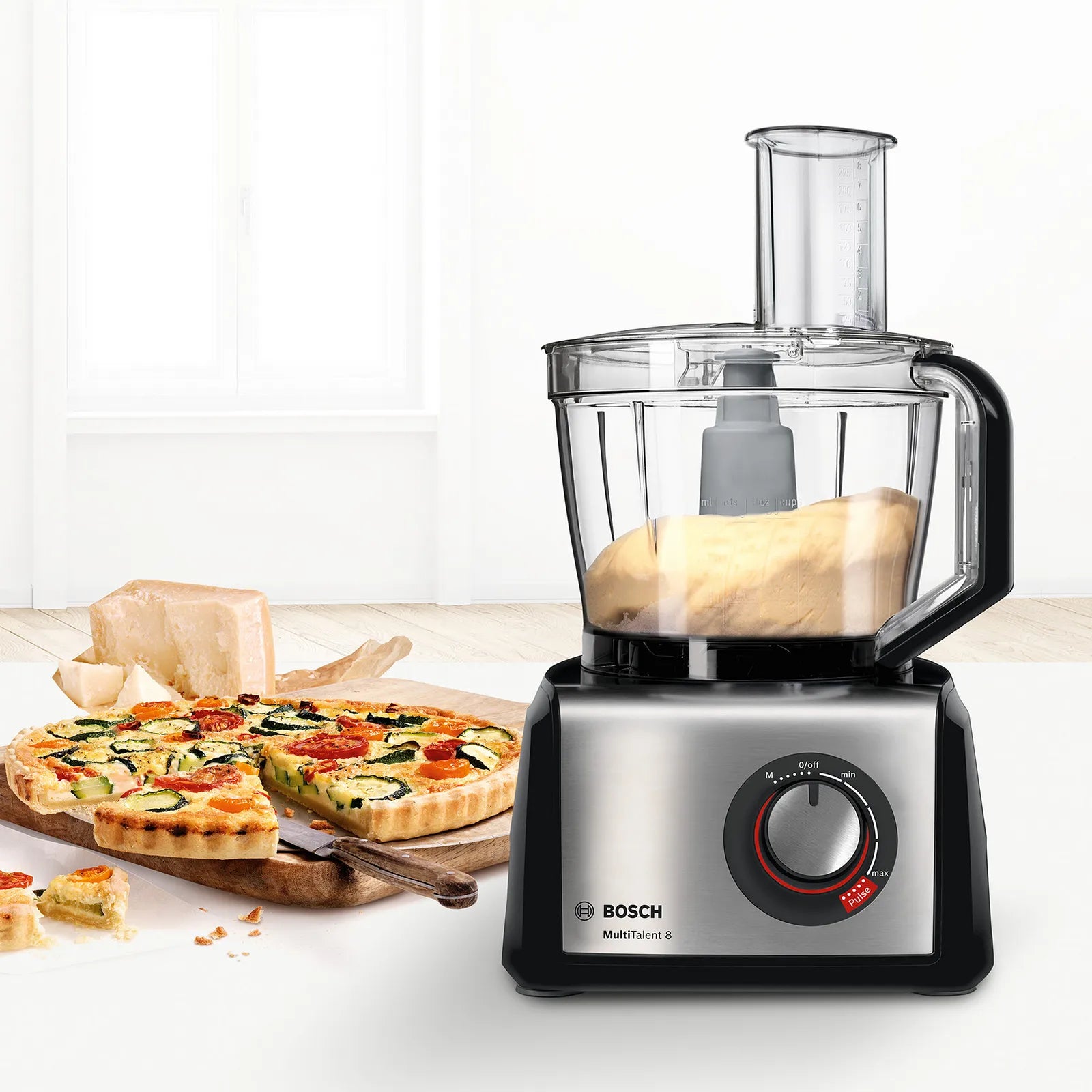 Bosch Bosch MC812M865 robot de cuisine 1250 W 3,9 L Noir, Acier inoxydable