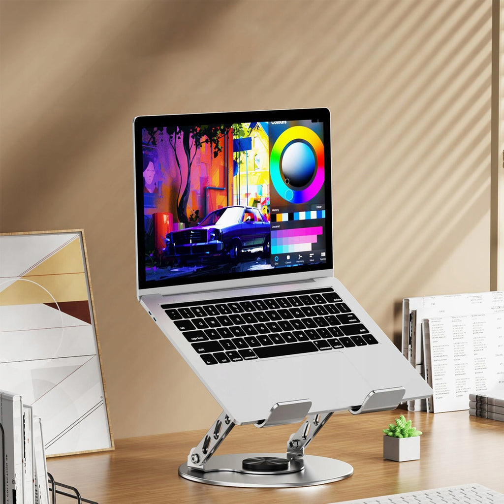 Support pour ordinateur portable et tablette, réglable, rafraîchissant et pivotant, 15-17 pouces, Zenwire ErgoBase M1