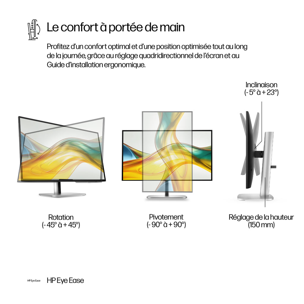 HP Series 5 Pro Écran QHD 27 pouces 527pq Sans PVC