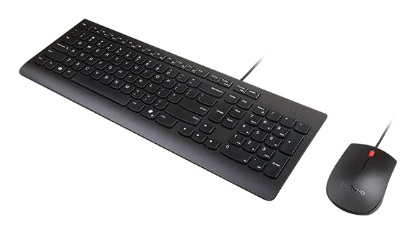 Lenovo 4X31R64409 clavier Souris incluse Universel USB Danois Noir