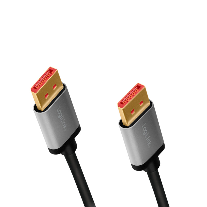 LogiLink CDA0106 câble DisplayPort 3 m Noir, Gris - vue 2