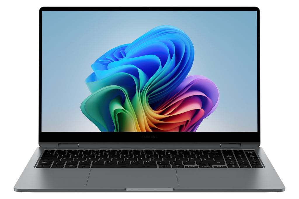 Samsung Galaxy Book5 360 Intel Core Ultra 7 256V Hybride (2-en-1) 39,6 cm (15.6") Écran tactile Full HD 16 Go LPDDR5x-SDRAM 512 Go SSD Wi-Fi 7 (802.11be) Windows 11 Pro Allemand Gris
