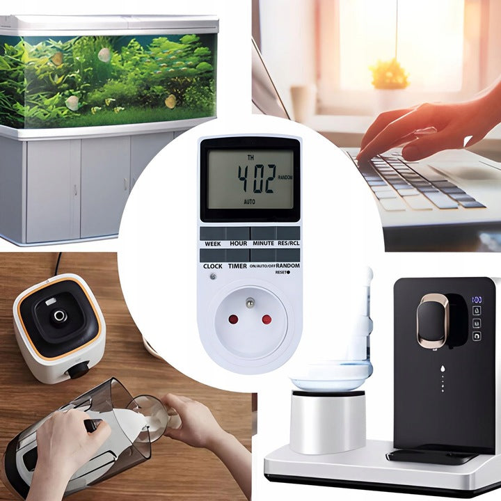 PROGRAMATOR CZASOWY WŁĄCZNIK WYŁĄCZNIK TIMER LCD
