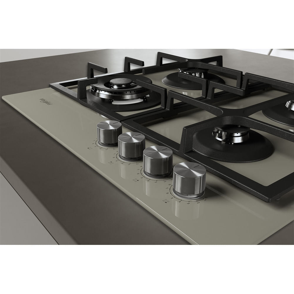 Whirlpool AKTL 629/S Argent Intégré Gaz 4 zone(s)
