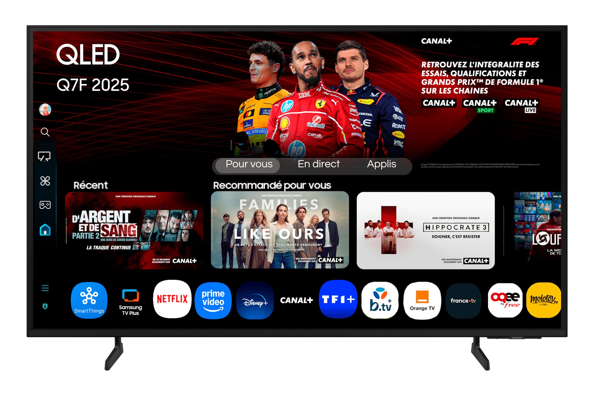 Samsung Samsung TV AI QLED 65" Q7F 2025, 4K, Quantum Dots