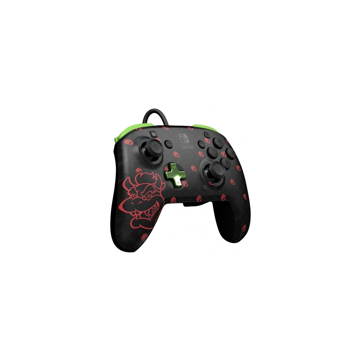 PDP Manette Filaire Rematch Glow Bowser pour Nintendo Switch