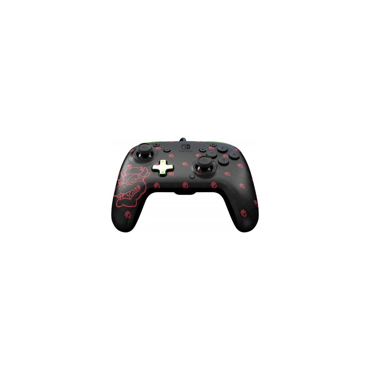 PDP Manette Filaire Rematch Glow Bowser pour Nintendo Switch