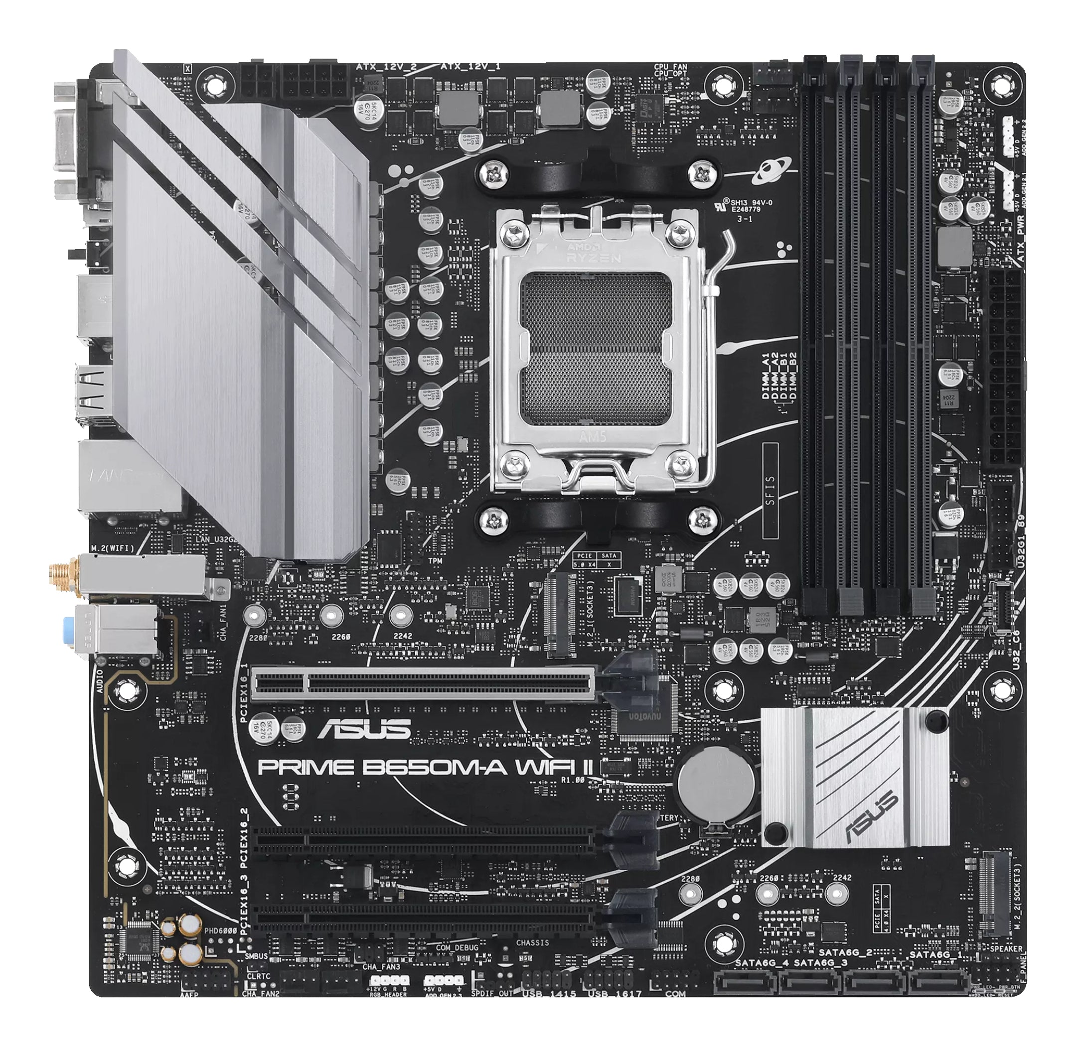 ASUS PRIME B650M-A WIFI II AMD B650 Emplacement AM5 micro ATX