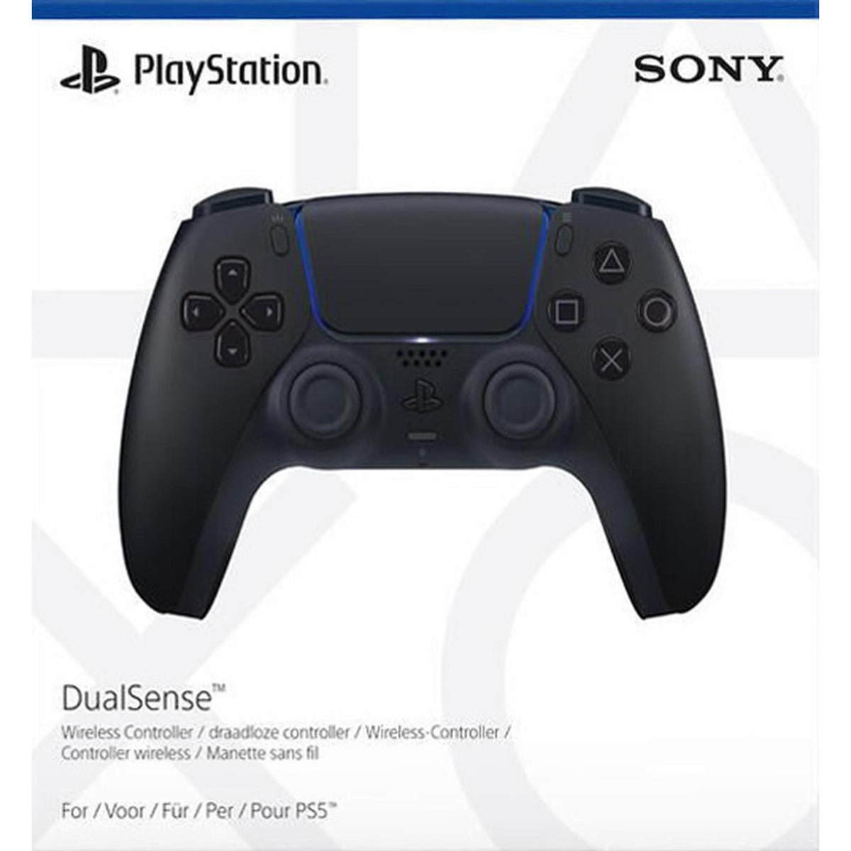 SONY Manette sans fil DualSense noire PS5 et PC