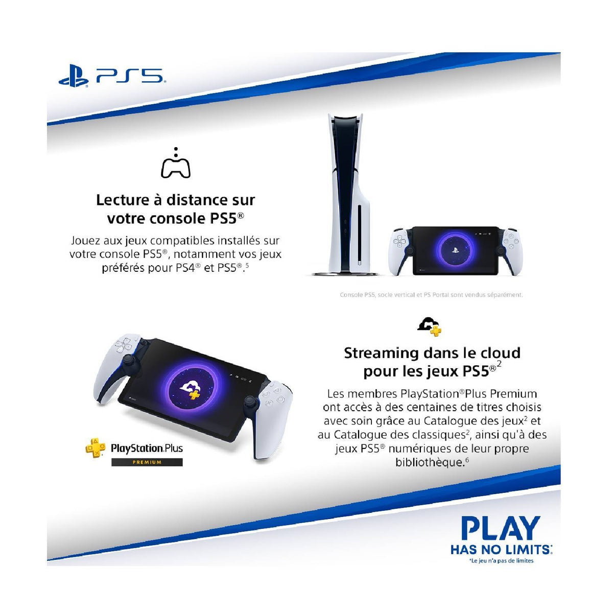 SONY Lecteur à distance PlayStation Portal pour console PS5