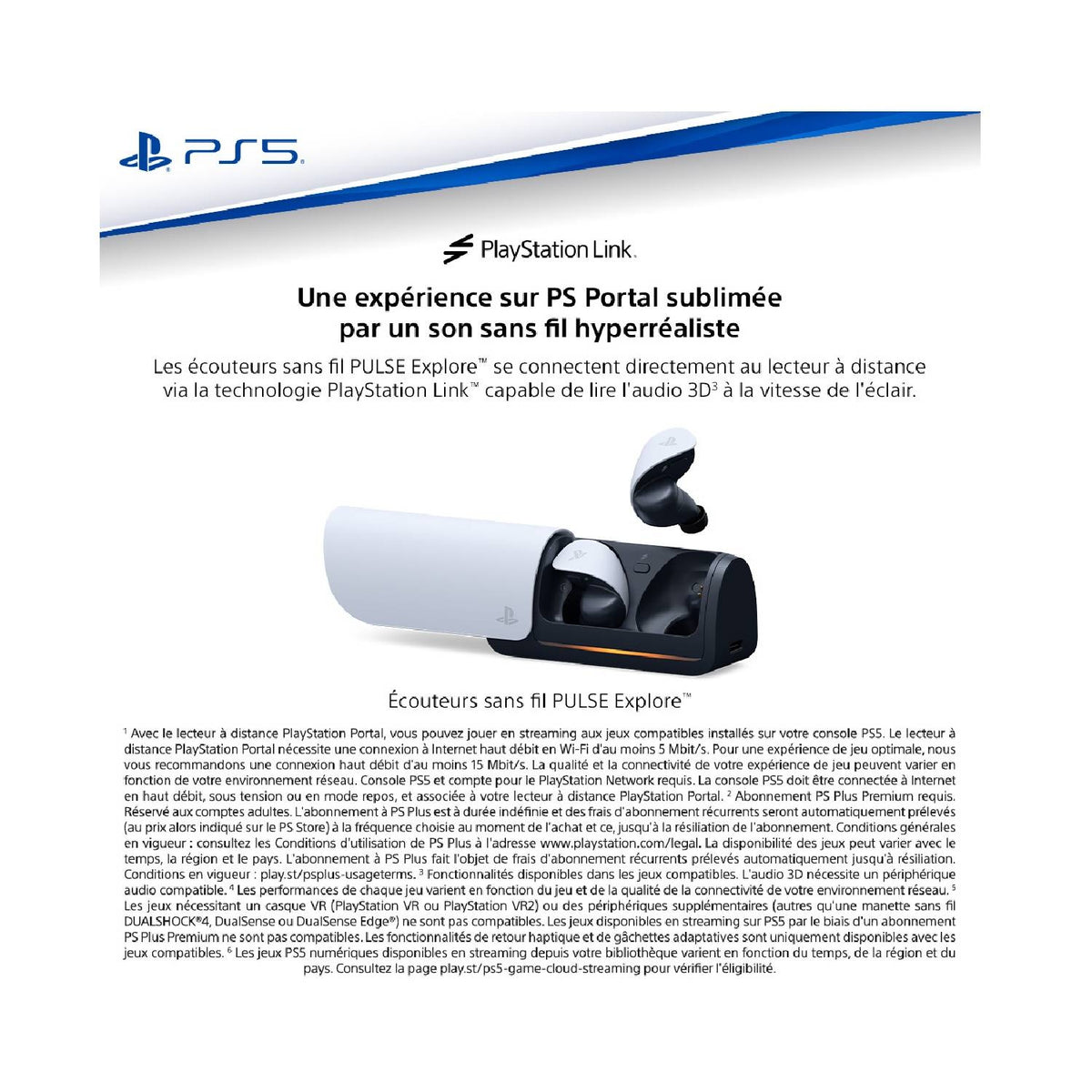 SONY Lecteur à distance PlayStation Portal Midnight Black PS5