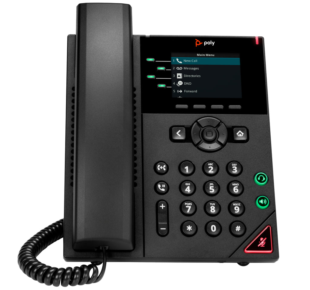 Poly VVX 250 VoIP-telefon Sort