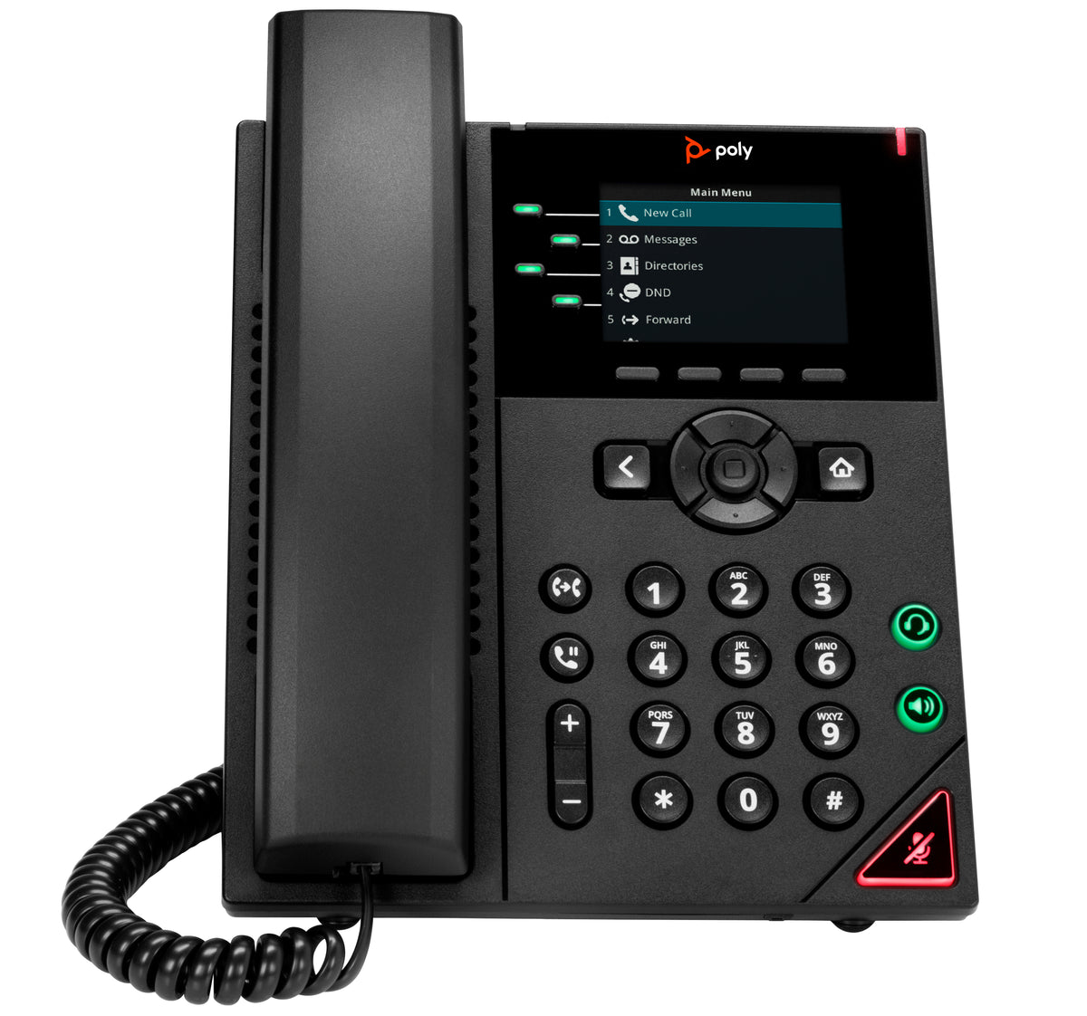 Poly VVX 250 VoIP-telefon Sort