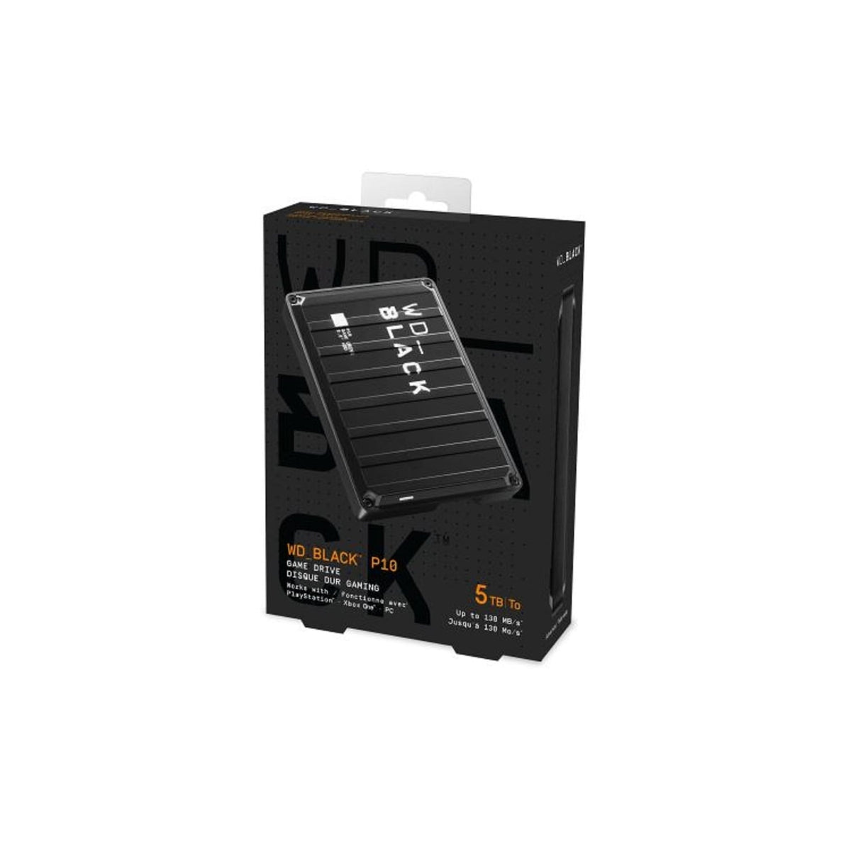 Western Digital Disque dur externe gaming WD_Black P10 5 To