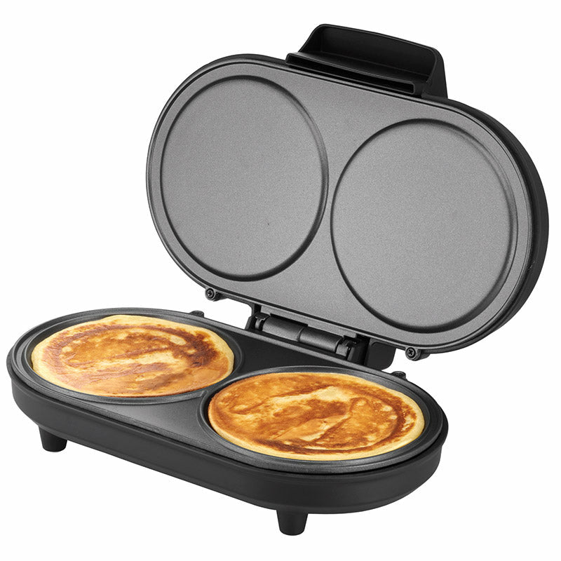 Unold 48165 appareil à crêpes 2 crèpe(s) 1000 W Noir, Acier inoxydable