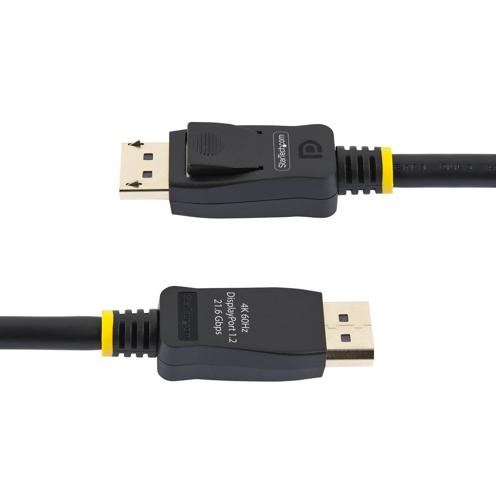 StarTech.com Câble DisplayPort 1.2 Certifié VESA 2m, 4K 60Hz UHD avec Loquets, Lot de 10