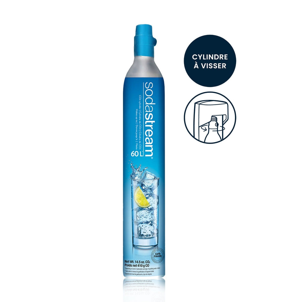 Sodastream Recharge de gaz d'échange 60L originale à visser