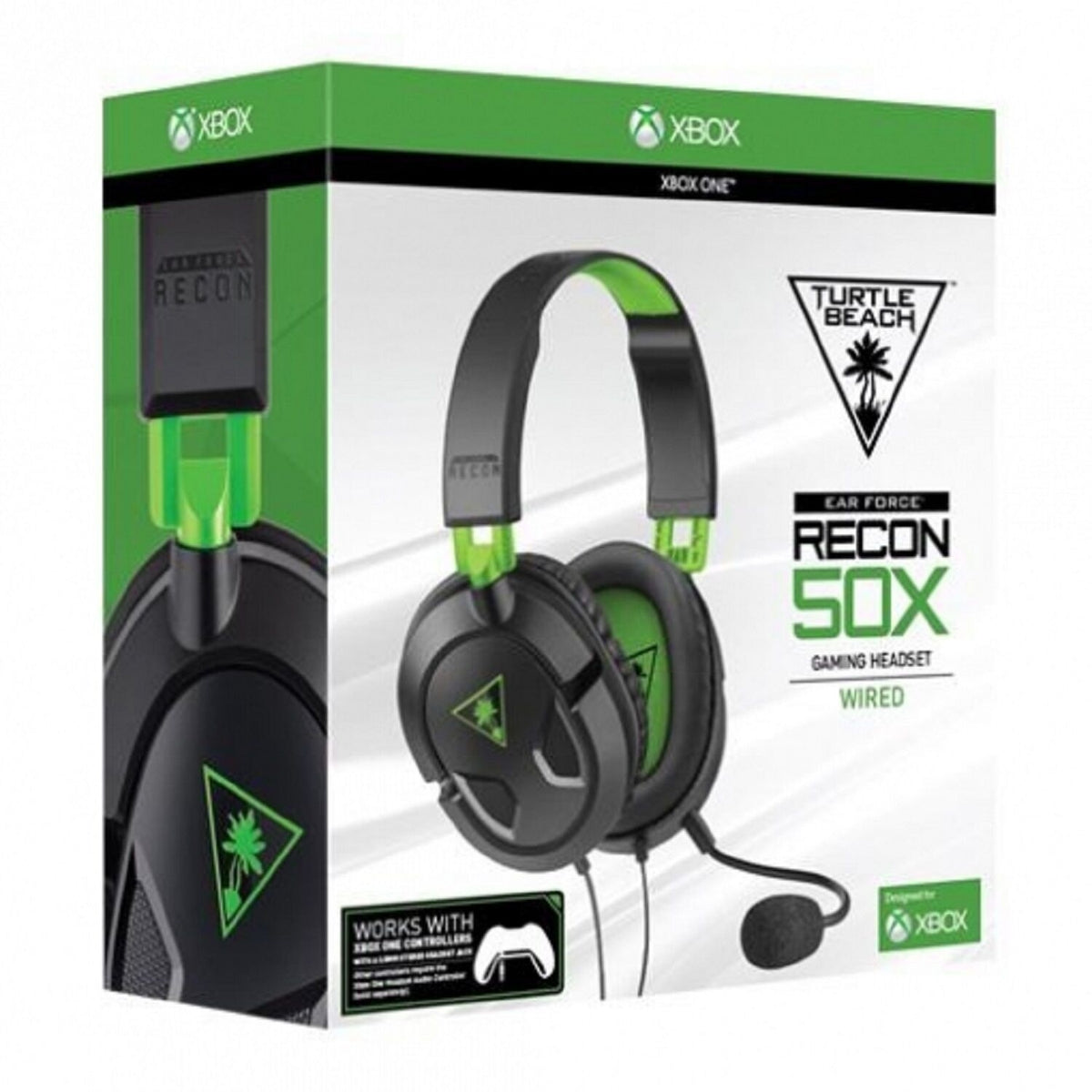 Turtle Beach Casque filaire filaire Recon 50X noir/vert