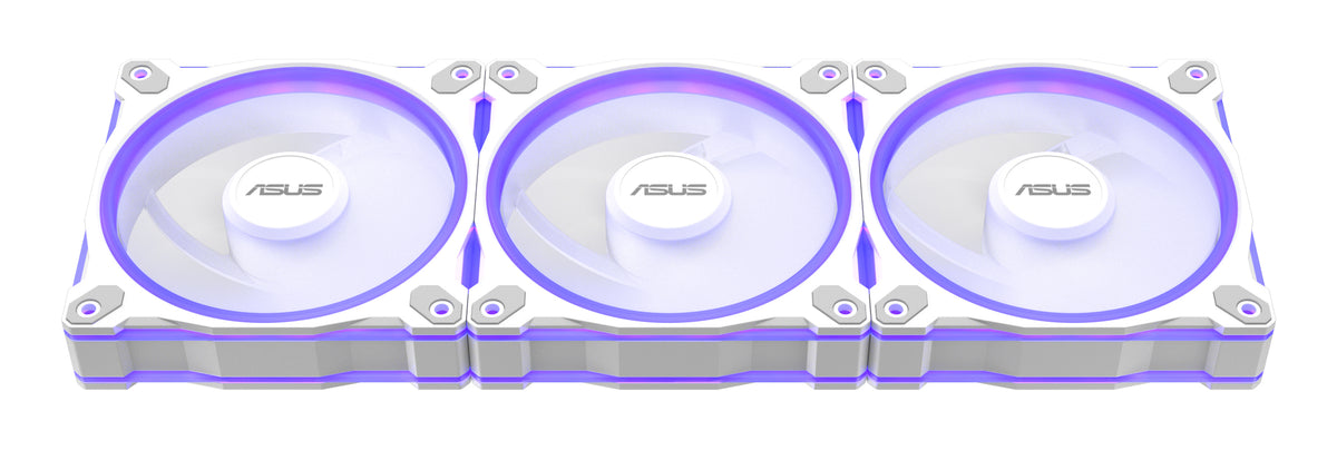 ASUS Prime MR120 Fan ARGB White 3in1 Boitier PC Ventilateur 12 cm Blanc