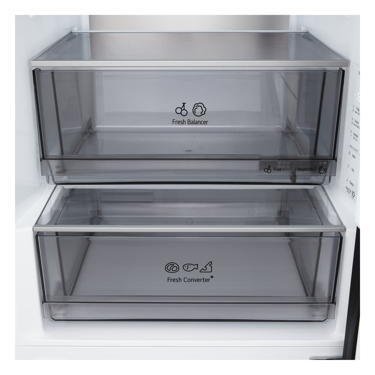 LG GBBS524CEV réfrigérateur-congélateur Pose libre 375 L Noir