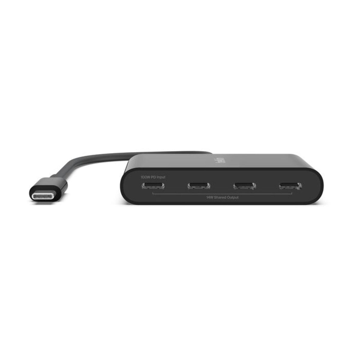 Belkin Hub USB-C vers 4 ports USB-C 100W Noir