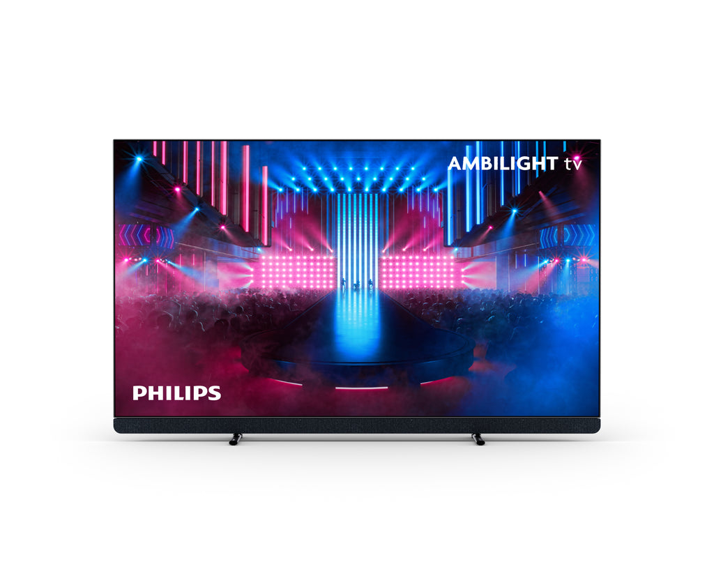 Philips 77OLED909/12 4K UHD TV, AL3, OLED, 120/100Hz, Google TV, P5 AI, HDR 10+ Adaptive, Dolby Vision + Dolby Atmos 195,6 cm (77") 4K Ultra HD Smart TV Wifi Noir 3000 cd/m²