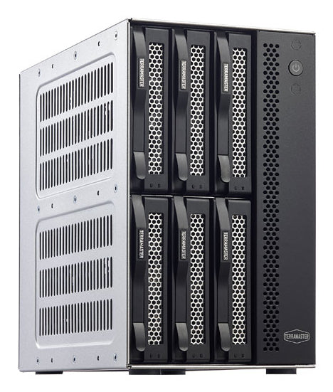 TerraMaster D6-320 boîtier de disques Bureau Noir - vue 2