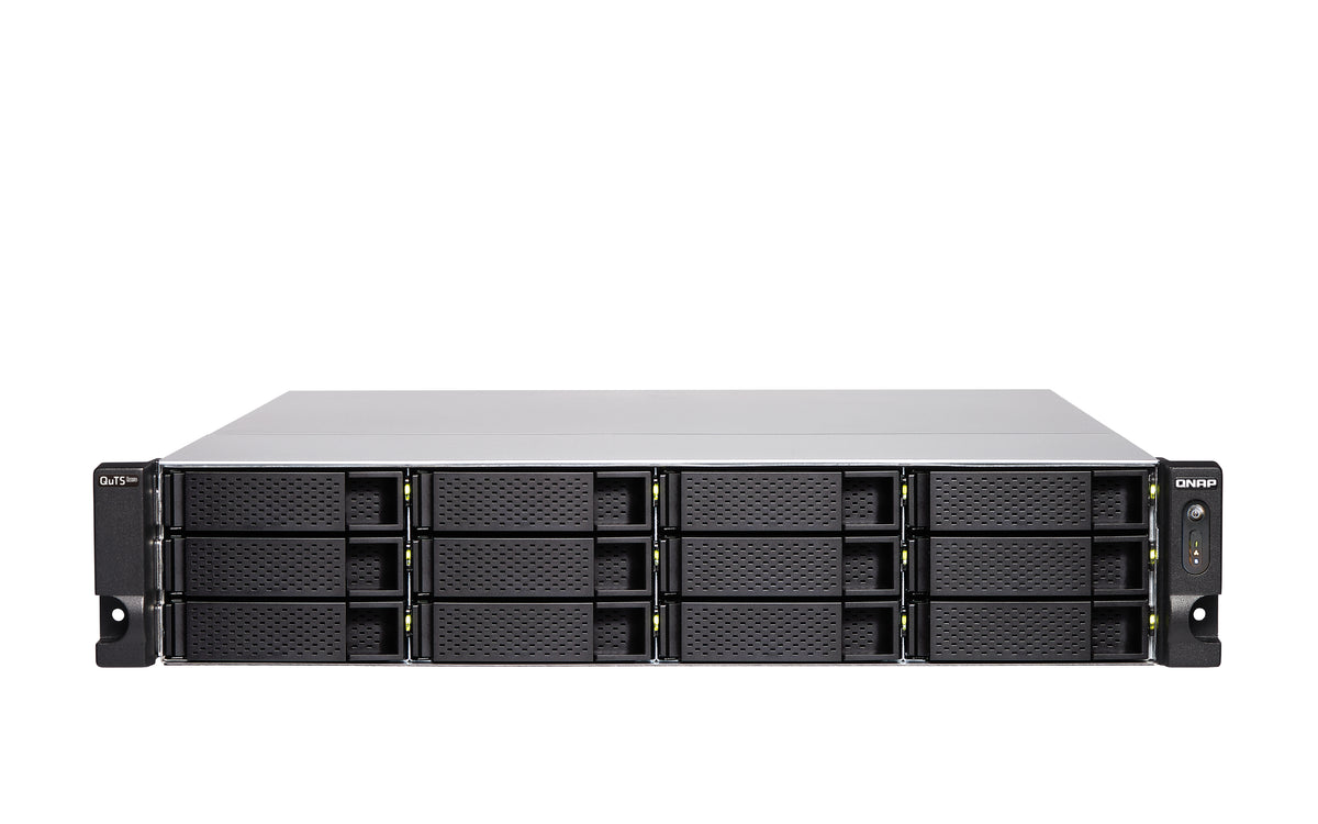 QNAP TS-H1886XU-RP-R2 NAS Rack (3 U) Intel® Xeon® D D-1622 16 Go DDR4 0 To QuTS hero Noir, Gris